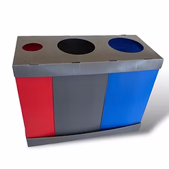 Abfallboxen und Ständer
