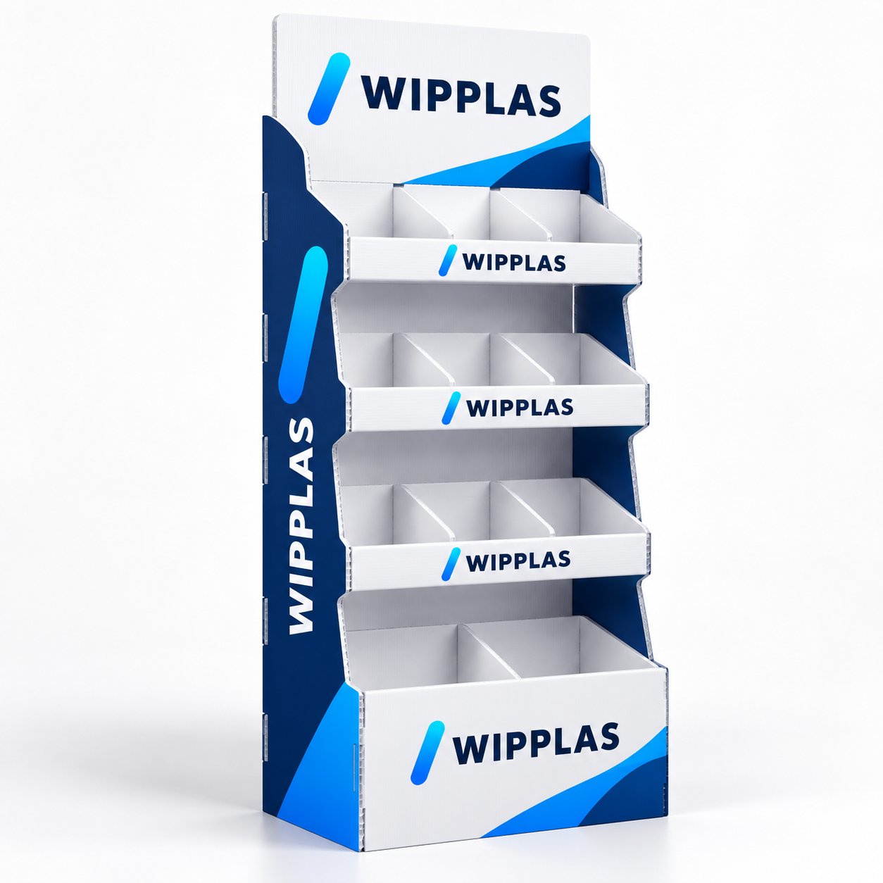 WIPPLAS Werbe- und Displaystand für POS, Handel und Produktpromotion