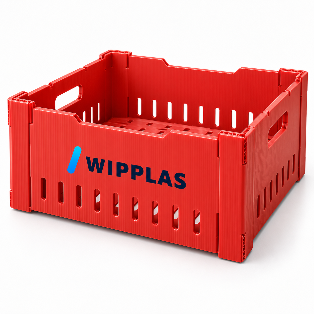 WIPPLAS Fleischtransportbox für hygienische Lebensmittel- und Kühlkettenlogistik