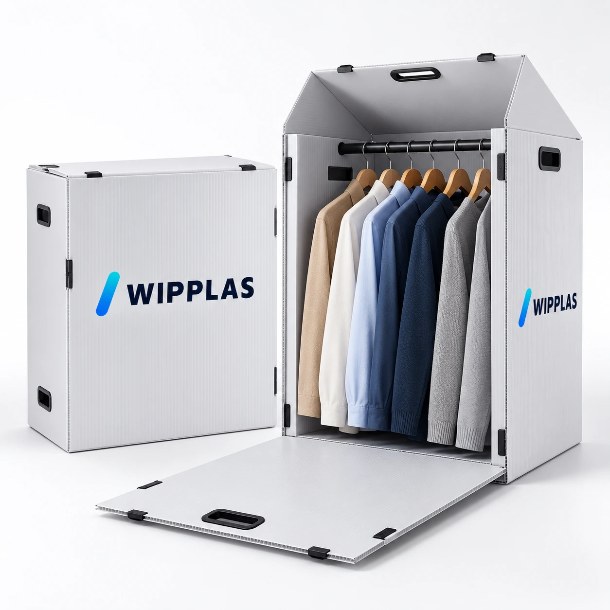 WIPPLAS Textilverpackungslösung für Kleidung, Lagerung und Transport