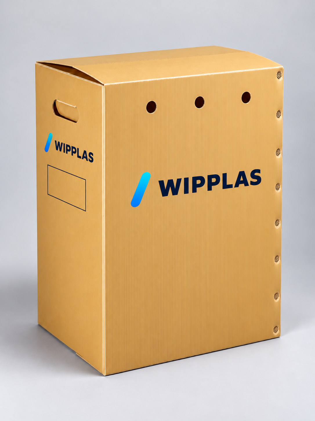 WIPPLAS Mehrzweckbox aus Wellpolypropylen für Textil, Kleinteile und vielseitige Transportanwendungen
